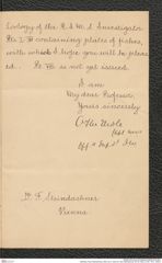 Nachlass Franz Steindachner, Brief von A. Awle an Franz Steindachner (07.05.1902), Inv.Nr. 18.01, Seite 2